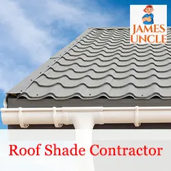 Roof shade worker Mr. Nilanshu Das in Tribeni